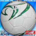 2013 hot sale soccer balls leather machine or hand stitch machine footballs